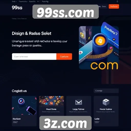 Navegação e design do site 99ss.com